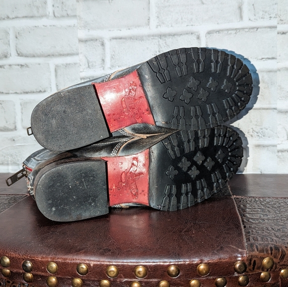 Freebird Liverpool Boot Size 8 RED ZIPPER Ice Color - Picture 6 of 12